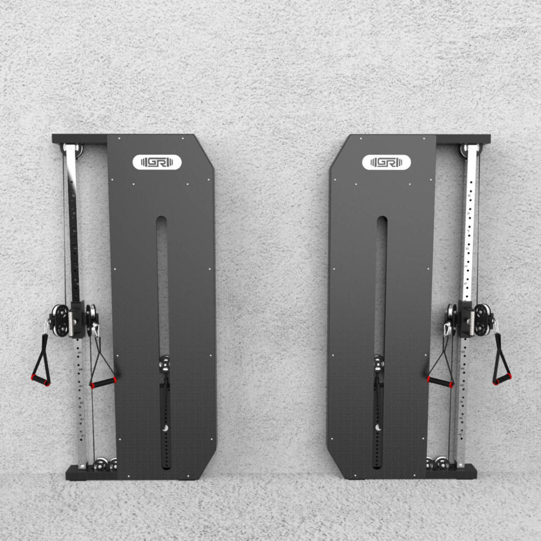 GetRxd Slim Profile Wall-Mounted Functional Trainer Single Column 2000