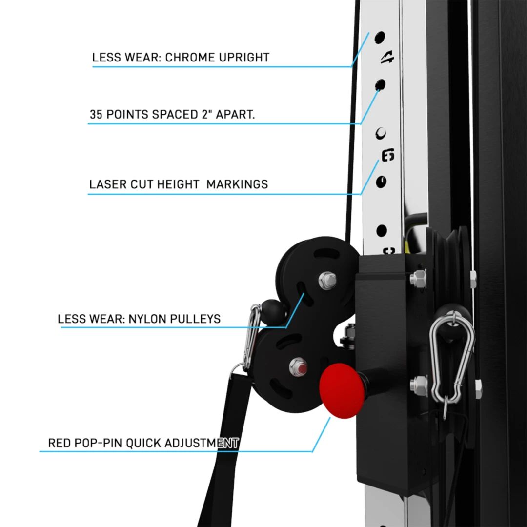 GetRxd HRFT-400 Builder® Dual-Side Half Rack and Functional Trainers - Image 18