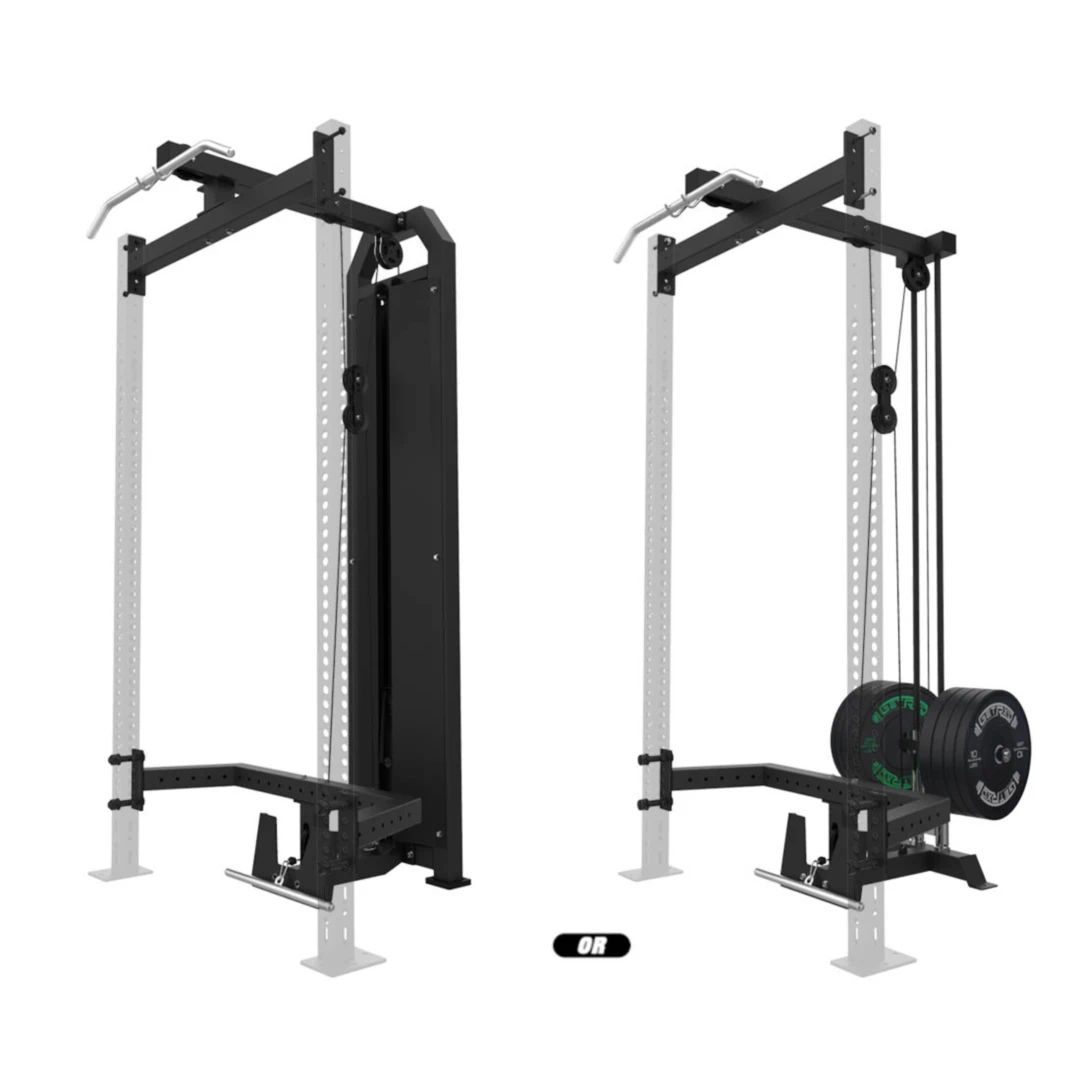 GetRxd HRHL-400 Builder® Half Rack with Lat Pulldown and Low Row Attachment - Image 8